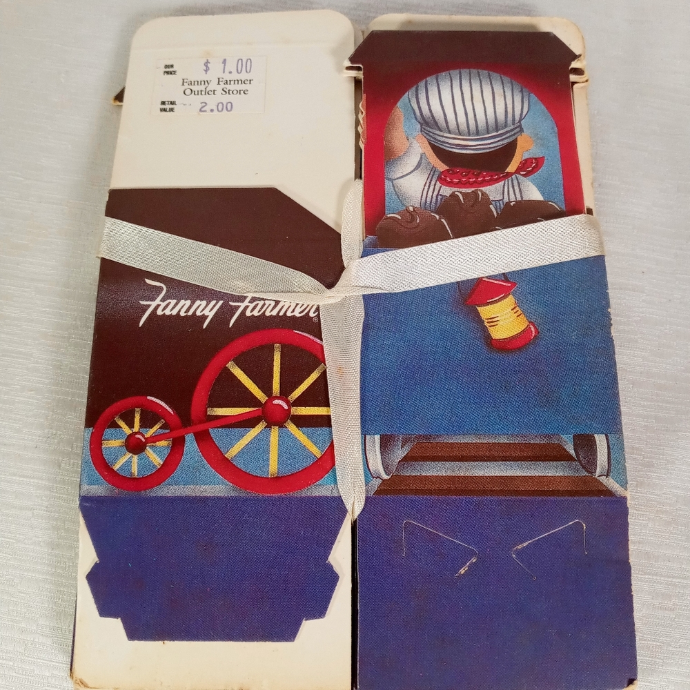 Lot (10) RARE VINTAGE TRAIN Fanny Farmer Candies cardboard folding candy Boxes. - Picture 8 of 13